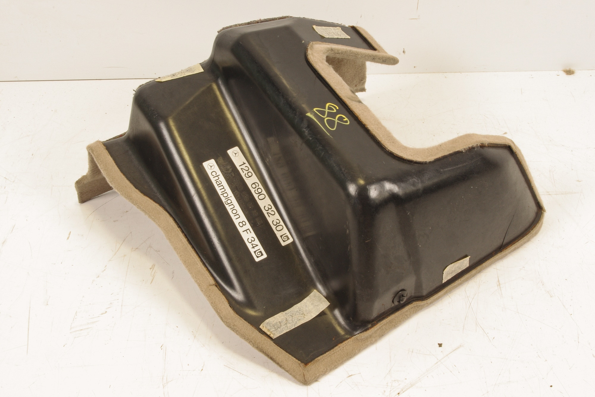 Mercedes 1296903230 Battery Cover - Right Beige (a) | R129 SL