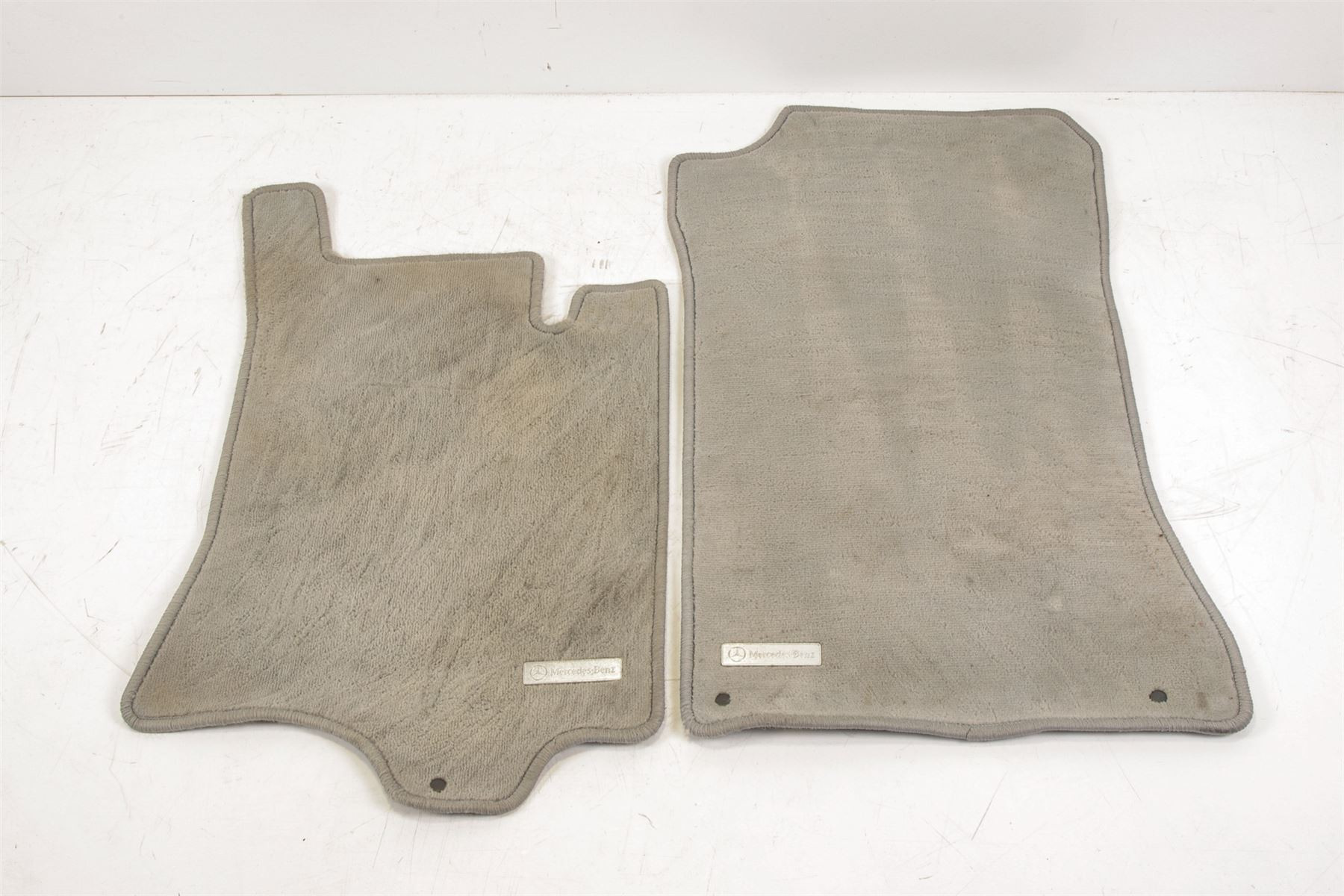 Mercedes 1296803540 Floor Mat Set x2 - Front Grey (a) | R129 SL