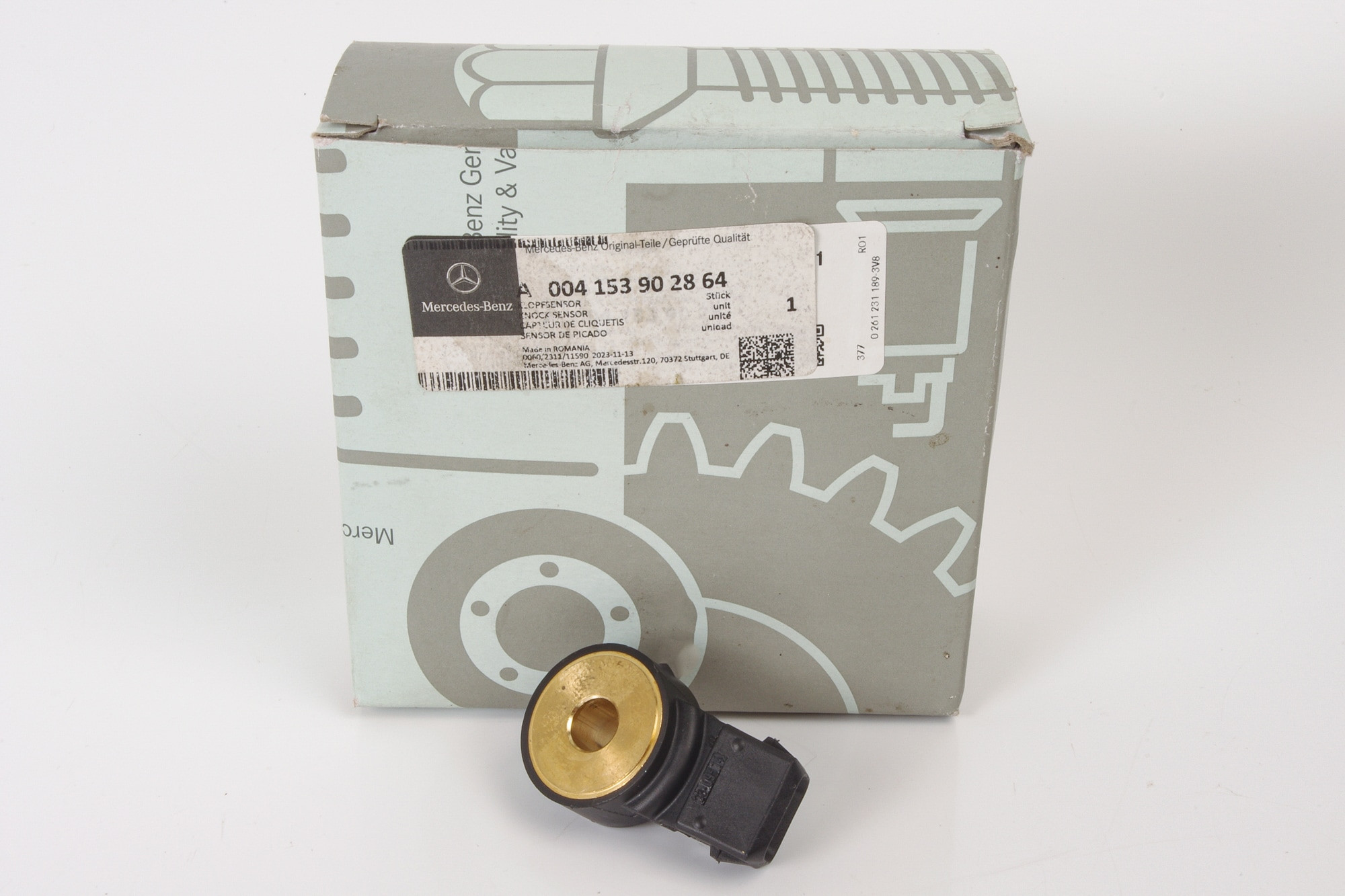 Mercedes 0041539028 Knock Sensor (New) | W164 M X164 GL R171 SLK C197 SLS...