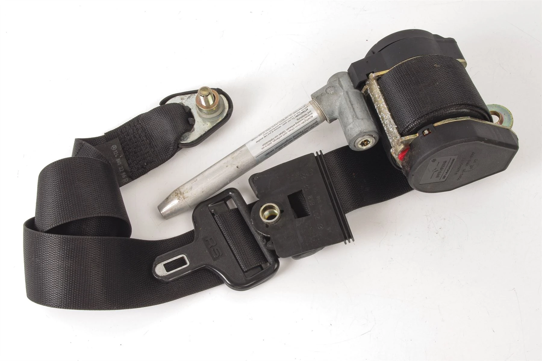 Mercedes 1248602285 Seat Belt - Right Black | S124 E