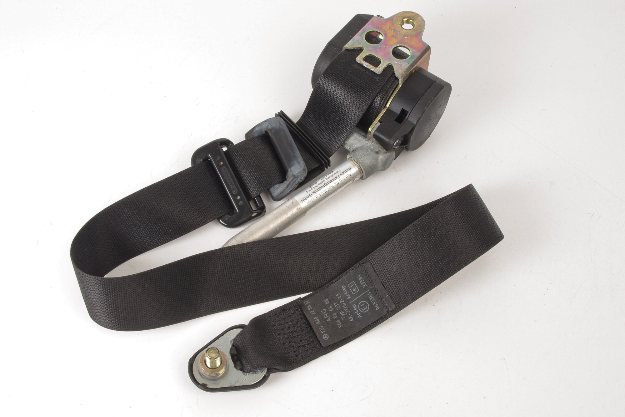 Mercedes 1248602285 Seat Belt - Right Black | S124 E
