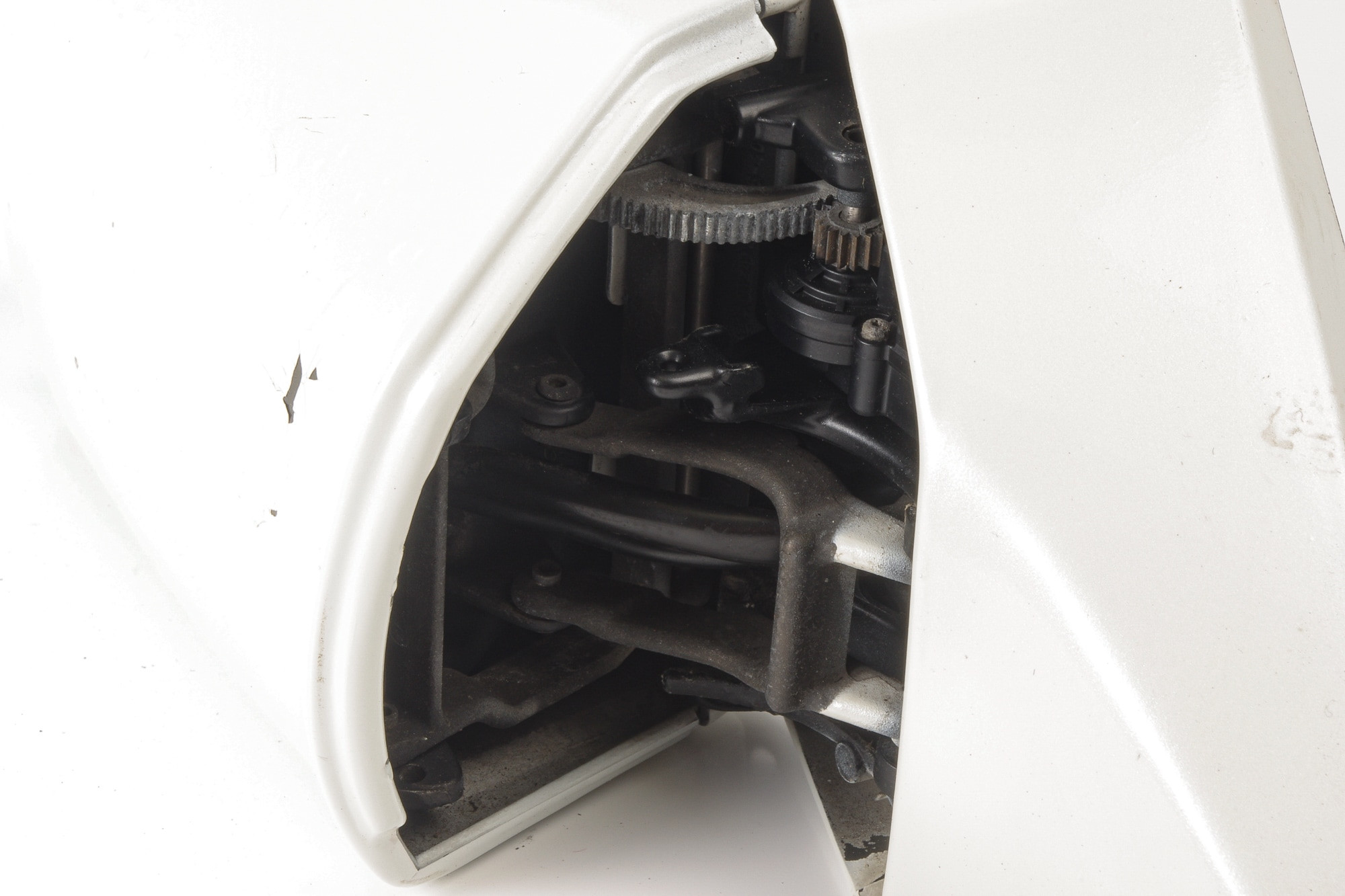 Mercedes 1298104416 Door Mirror - Right White (Parts Only) | R129 SL