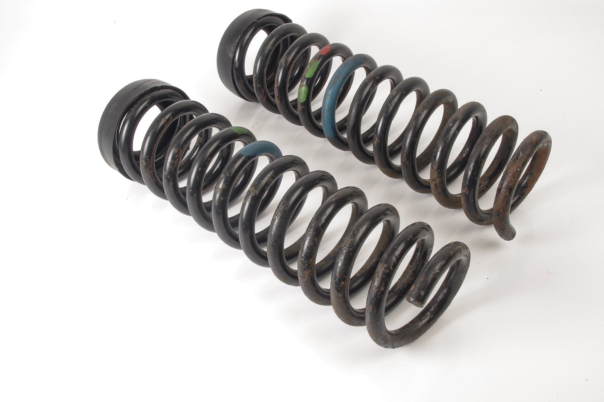 Mercedes 1293211704 Suspension Coil Spring x2 - Front (b) | R129 SL