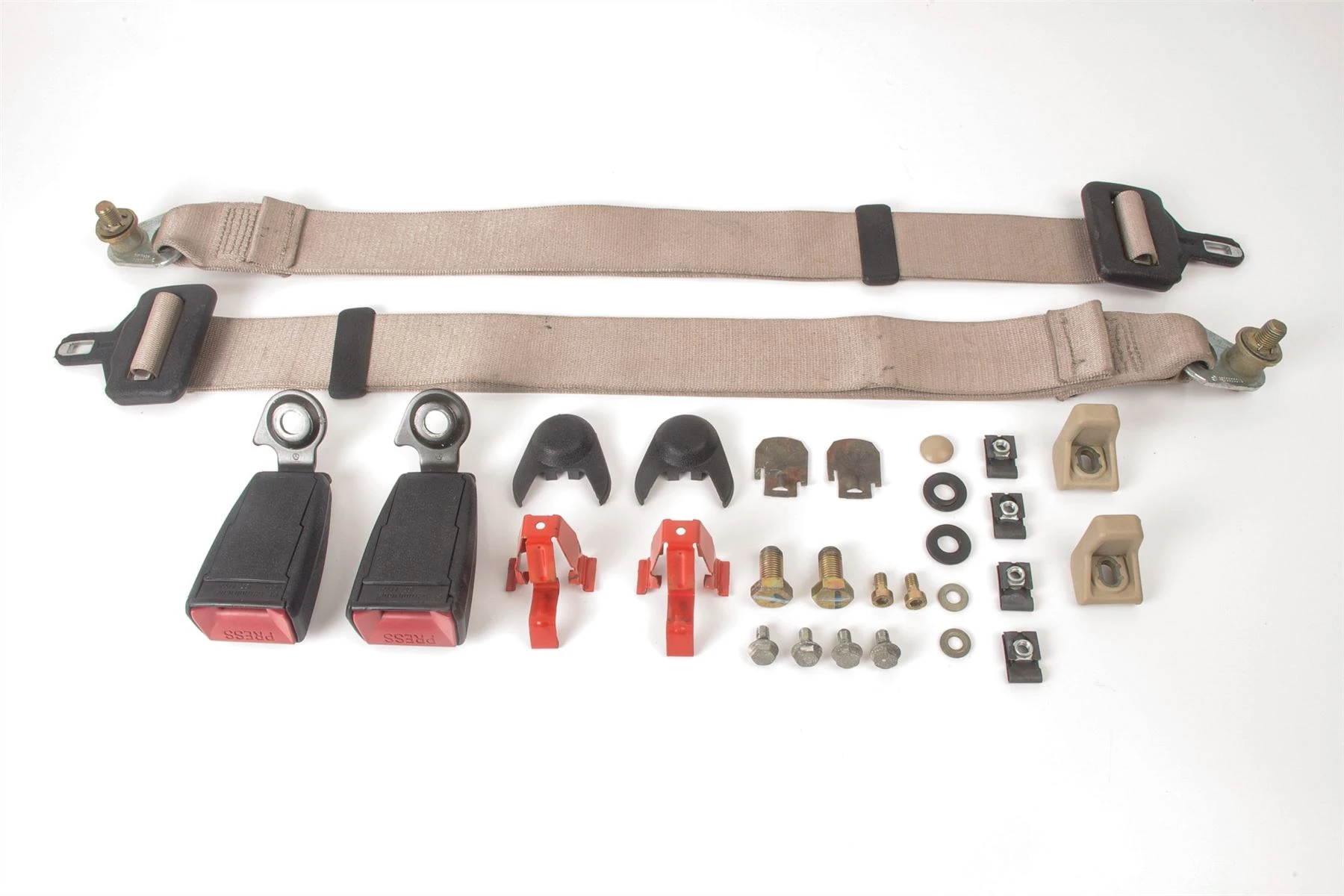Mercedes 1298600085 Seat Belt Set - Rear Beige | R129 SL