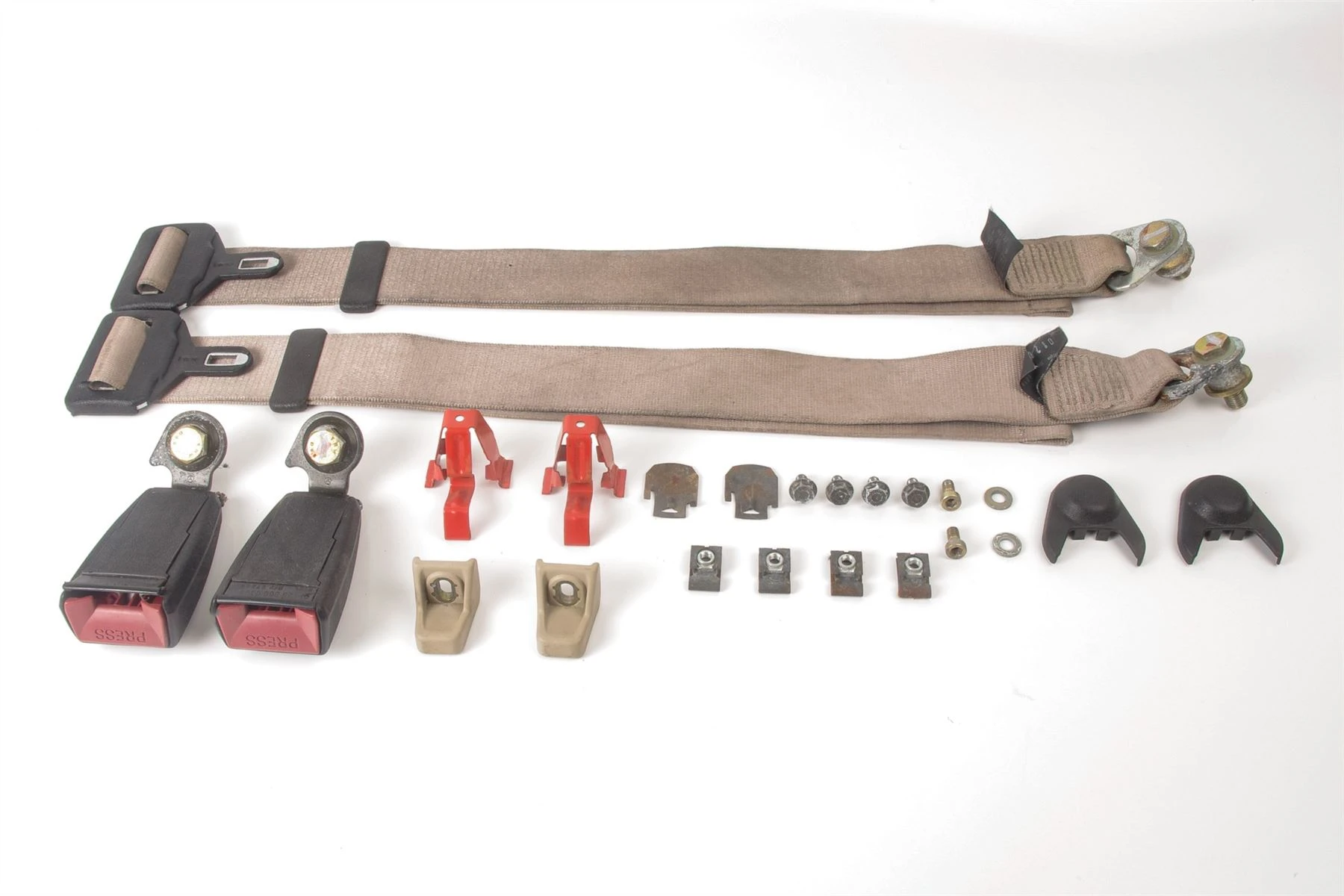 Mercedes 1298600085 Seat Belt Set - Rear Beige (a) | R129 SL