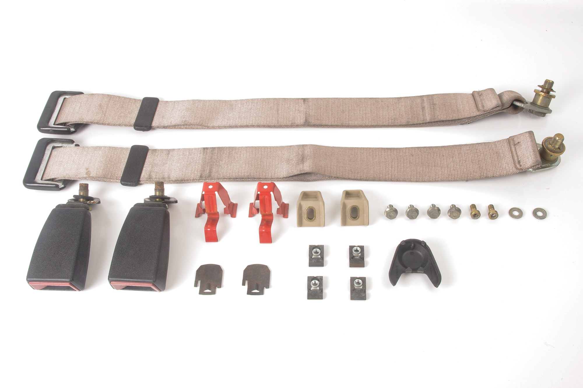Mercedes 1298600085 Seat Belt Set - Rear Beige (b) | R129 SL