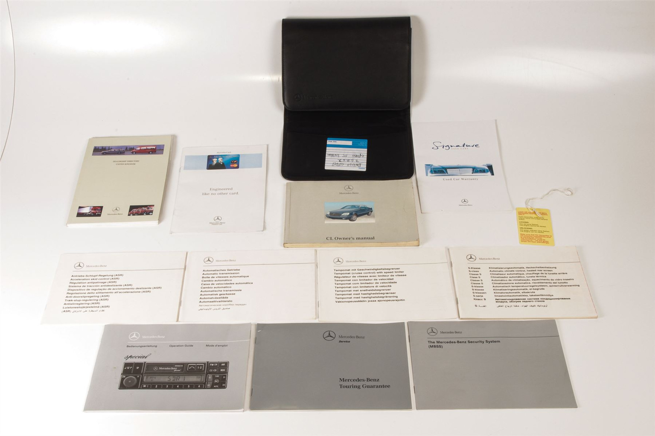 Mercedes 1408990361 W140 S Class Coupe CL Owners Manual Complete Set | C140