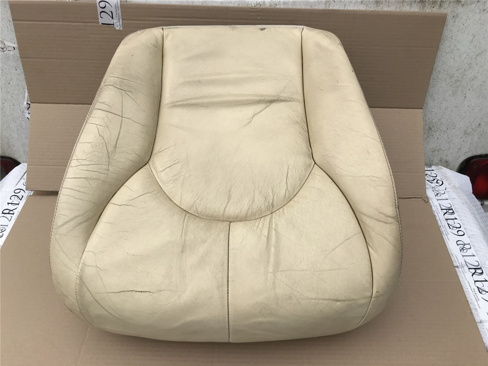 Mercedes Interior Seat Cushion Squab Cream Heated (104) | R129 SL Facelift