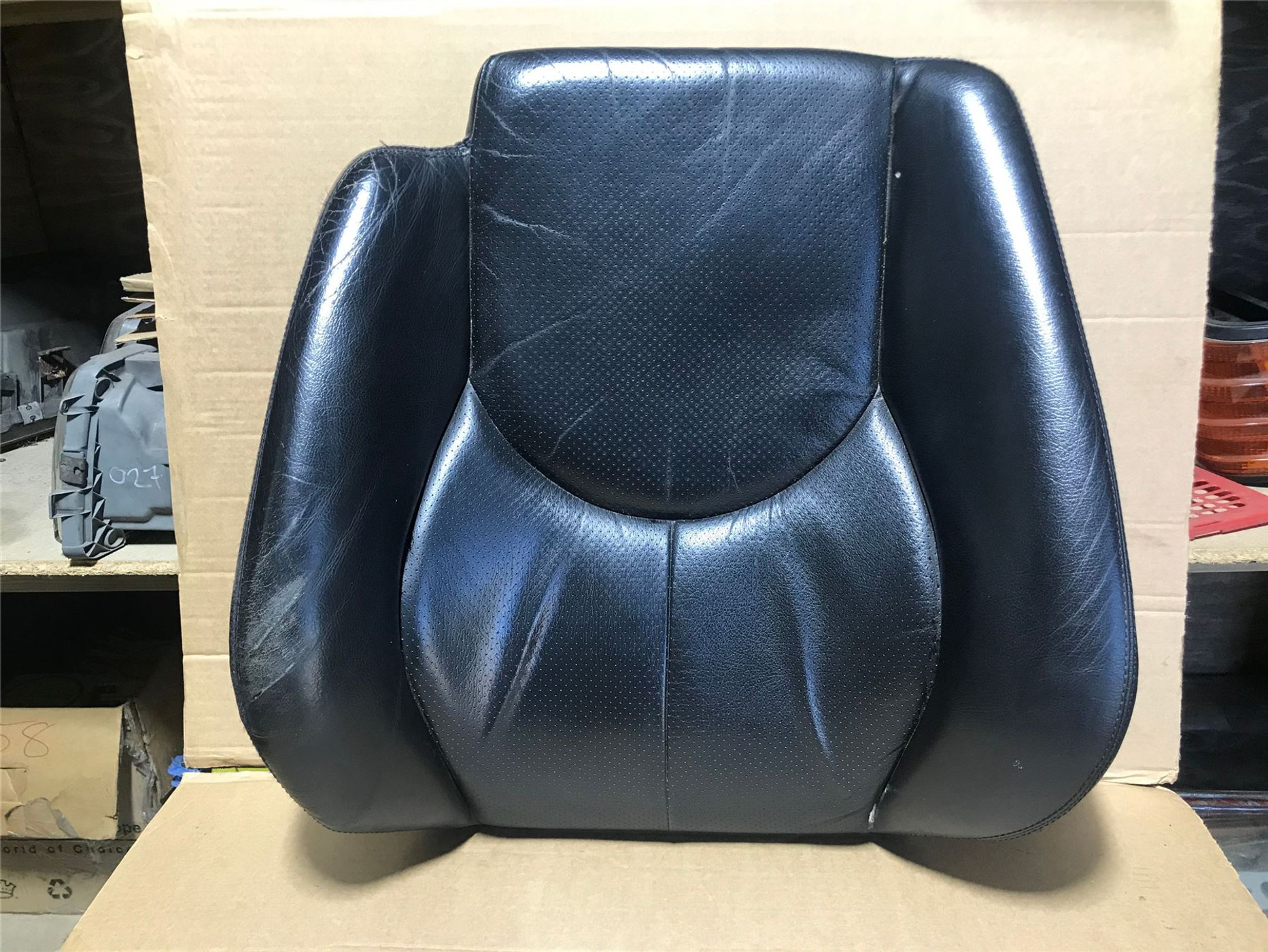 Mercedes Seat Backrest Cushion 106 Right Black Perf | R129 SL Facelift