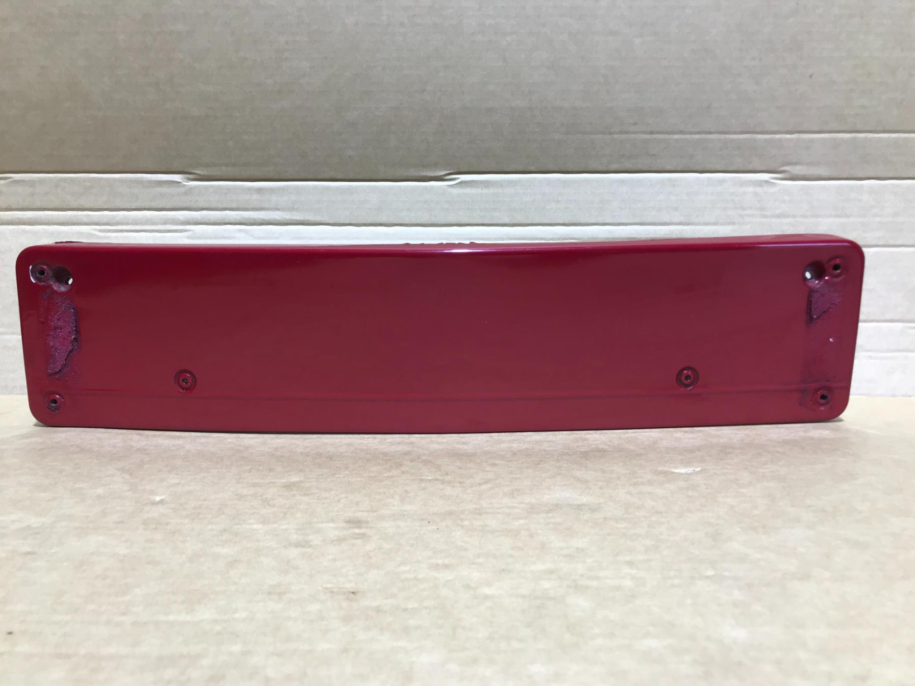 Mercedes 1298850081 Number Plate Plinth Holder - Red | R129 SL