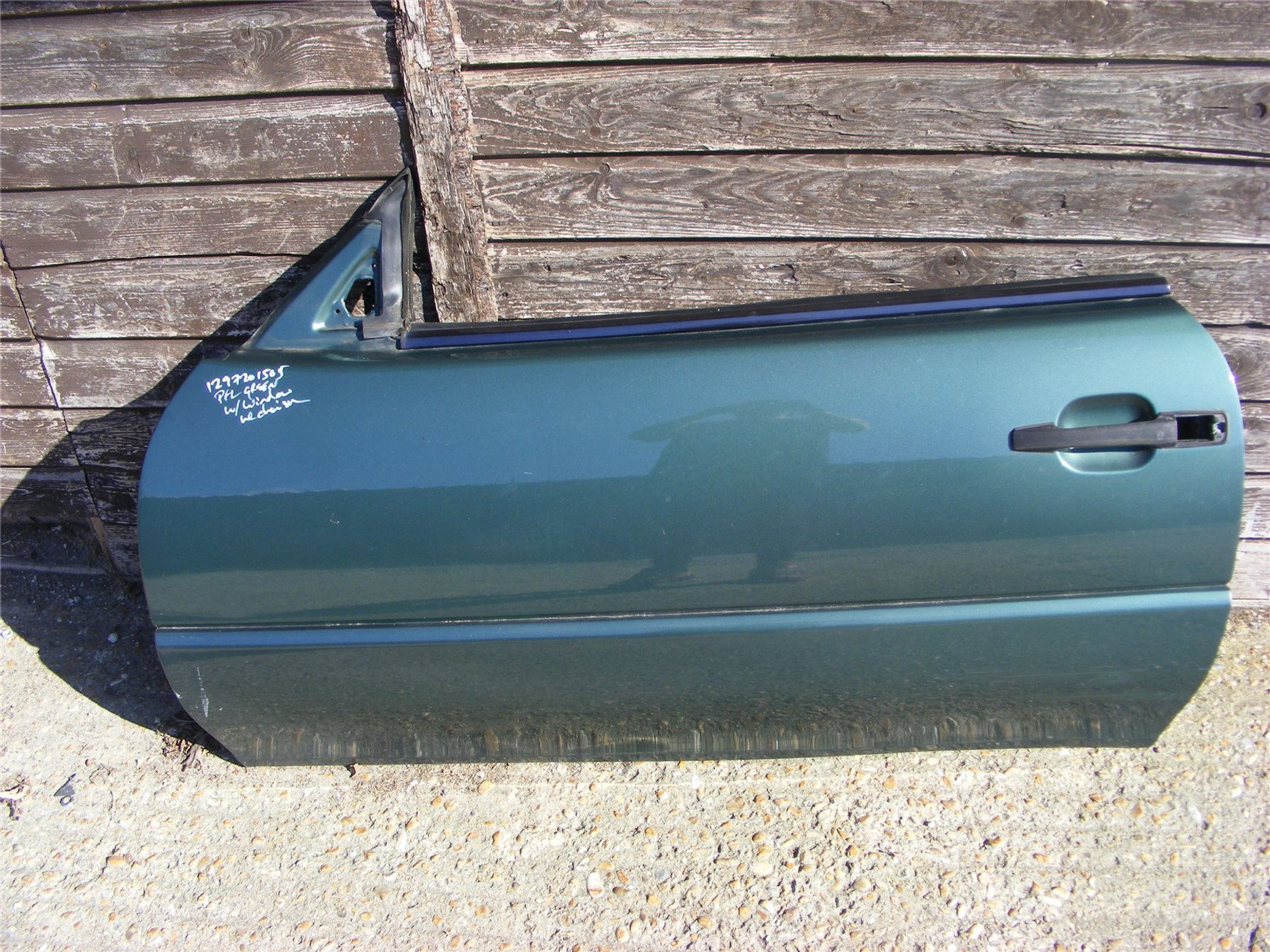 Mercedes Door Complete (10) - Left N/S - w/ Window Mechanism - Green | R129 SL