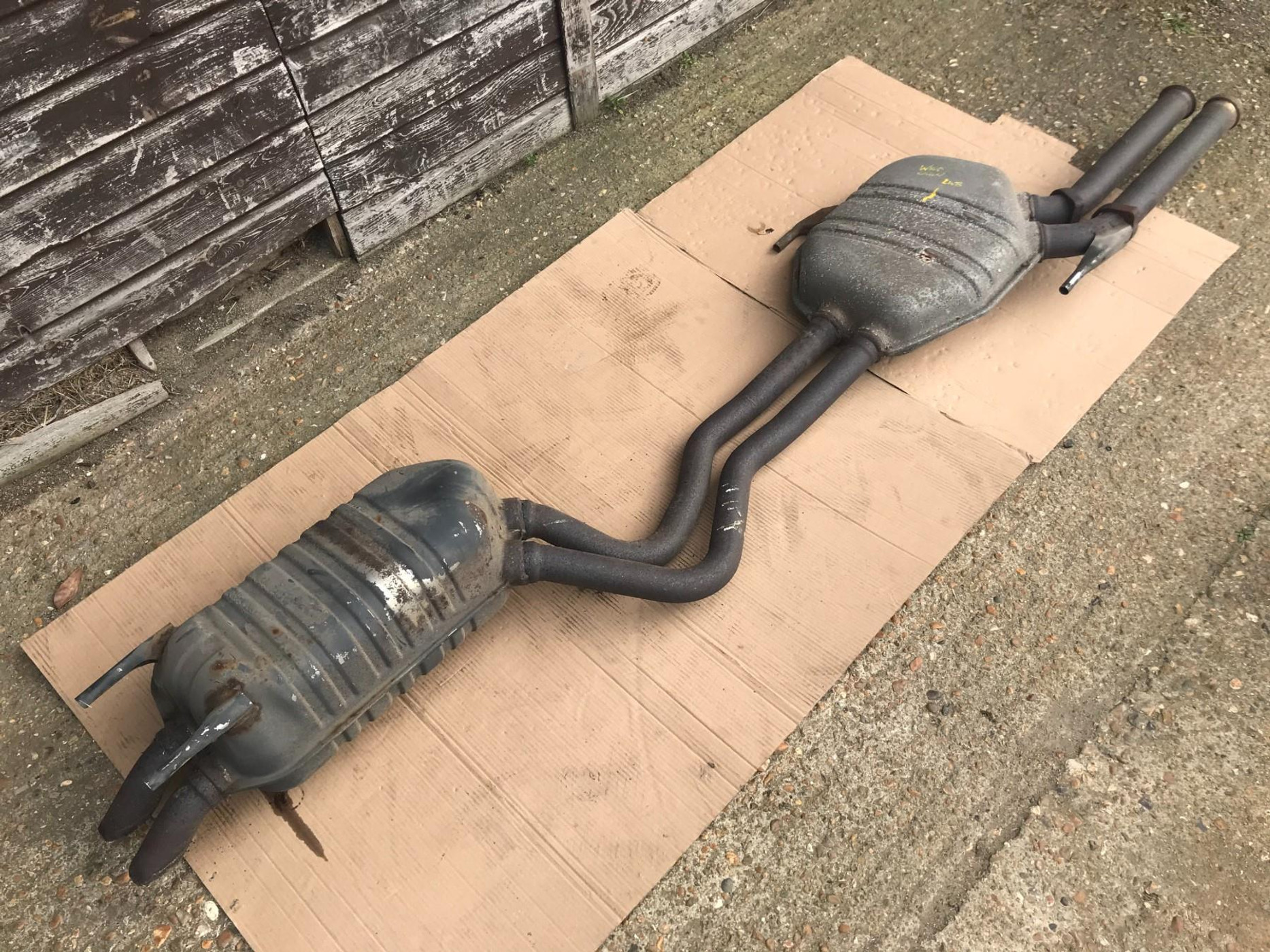 Mercedes Exhaust Complete Box - Middle & Rear (05) | W140 S Saloon LWB