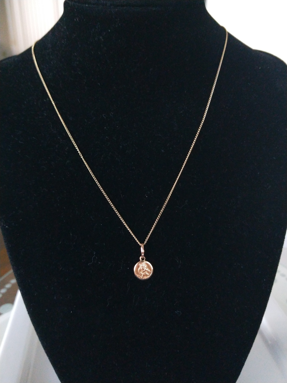 9CT ROSE GOLD ST. CHRISTOPHER PENDANT 