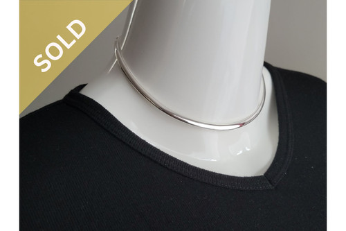 925 Sterling Silver Choker Necklace 23Grams ~ 1082250413