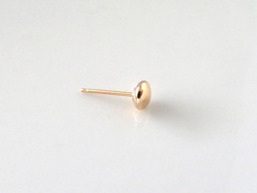 9ct Gold Stud Earring features Mushroom Design (single) ~ 1083250413-2