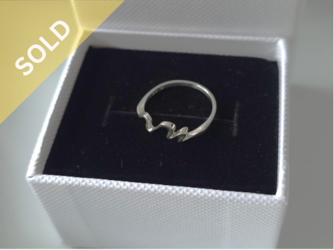 Ocean Wave Ring crafted in Sterling Silver ~ 1242260408