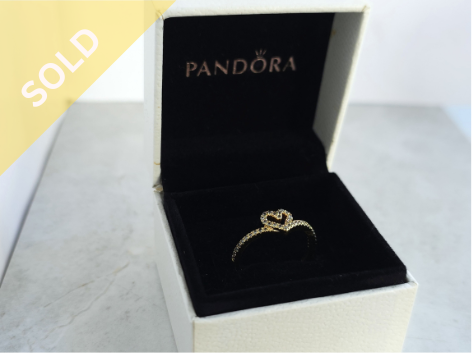 PANDORA Wish Sparkling Heart Ring