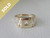 9CT GOLD AND DIAMOND MENS RING - 7.2GRAMS