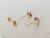 9CT TRIPLE GOLD 8MM KNOTS EARRINGS #463220306