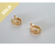 BN - 9CT YELLOW GOLD STUD CLIP-ON EARRINGS #520220720