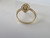 9CT YELLOW GOLD DIAMOND PEAR CLUSTER RING #484220327-2