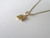 9CT YELLOW GOLD DIAMOND INITIAL 'M' PENDANT #672230124