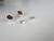 925 STERLING SILVER GARNET STUDS EARRINGS ~ 679230131-1