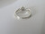 9CT WHITE GOLD SOLITAIRE RING ~ 697230226