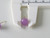 LAVENDER JADE STUD EARRINGS CRAFTED IN 14CT GOLD ~ 770230815
