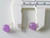 LAVENDER JADE STUD EARRINGS CRAFTED IN 14CT GOLD ~ 770230815