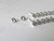 925 CZ BRIDAL TENNIS DANGLE EARRINGS 4.1GRAMS ~ 847231218
