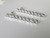 925 CZ BRIDAL TENNIS DANGLE EARRINGS 4.1GRAMS ~ 847231218