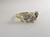 9CT YELLOW GOLD DIAMOND LEAF RING 2.7GRAMS ~ 781231008