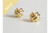 9ct Yellow Gold Kiss Stud Earrings ~ 1009250120