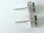 925 Sterling Silver Synthetic Emerald and CZ Cushion Cut Stud Earrings ~ 1158251214