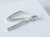 925 Sterling Silver CZ Initial Letter "N" Pendant, 1.9grams ~ 1162251216-8