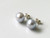 925 Sterling Silver freshwater Gray Pearl Stud Earrings ~ 1162251216-1