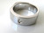 Men's Stainless Steel Band Ring with Cubic Zirconia ~ 1176260126
