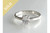 925 Sterling Silver Oval Solitaire Engagement Ring ~ 1201260304