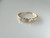 9ct Yellow Gold Diamond Chain of Hearts Ring ~ 1212260315