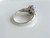925 Sterling Silver Blue Fire Opal Ring