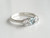 Elegant 925 Sterling Silver Three Cubic Zirconia Trilogy Ring ~ 1219260329