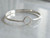 925 Sterling Silver Circle Bangle, 59 mm (9.6 Grams) ~ 1279260524