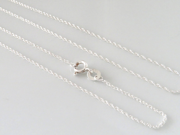 925 Sterling Silver Twisted Singapore Chain Necklace (45cm) ~ 1168260102