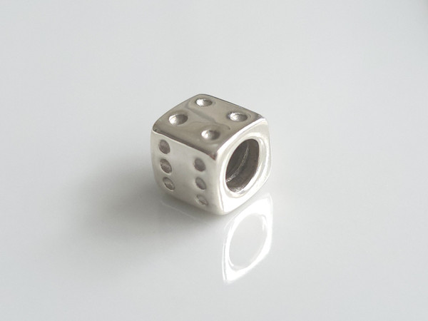 PANDORA Lucky Dice Spacer Charm ~ 1258260409