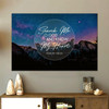 Search Me O God And Know My Heart Psalm 13923 Canvas Wall Art Christian Canvas Faith Canvas