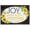 Joy Comes In The Morning Canvas Wall Art Christian Canvas Faith Canvas Christian Wall Art Print