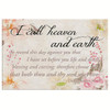 I Call Heaven And Earth Deuteronomy 30 19 Kjv Canvas Wall Art Christian Canvas Faith Canvas