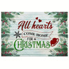 All Hearts Come Home For Christmas Canvas Wall Art Christian Canvas Faith Canvas