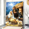 The Night Baby Jesus Was Born Canvas Wall Art Christian Wall Posters Religious Wall Decor